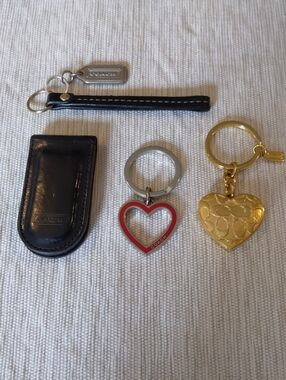 Four Coach Accessories Like New